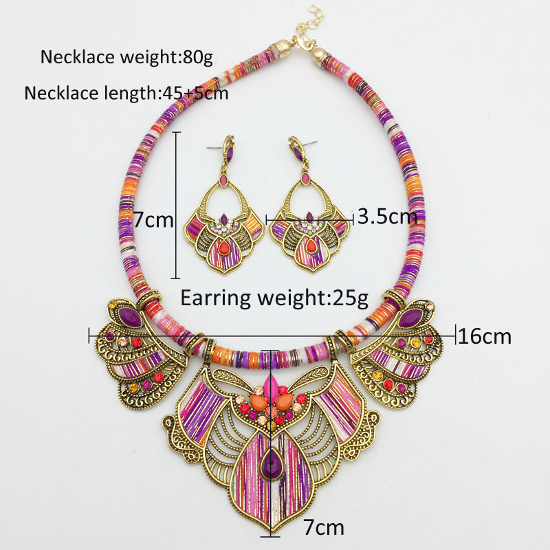 Bohemian Stone Jewelry Set