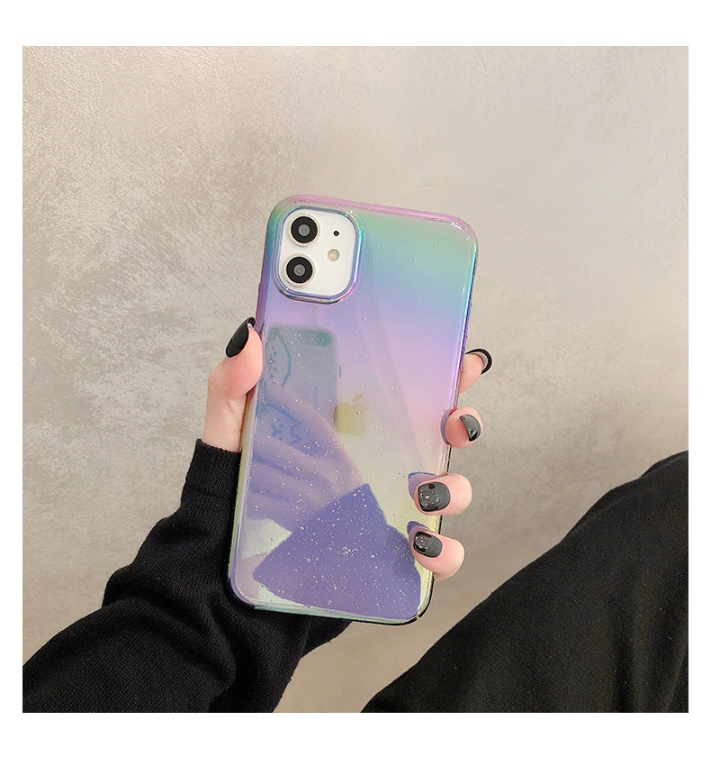 Iridescent Hard Shell Phone Case - iPhone 7 -12