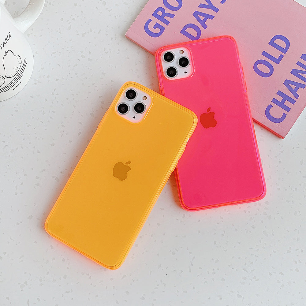 Neon Fluorescent Shatter-resistant Phone Cases - iPhone iPhone 7-13