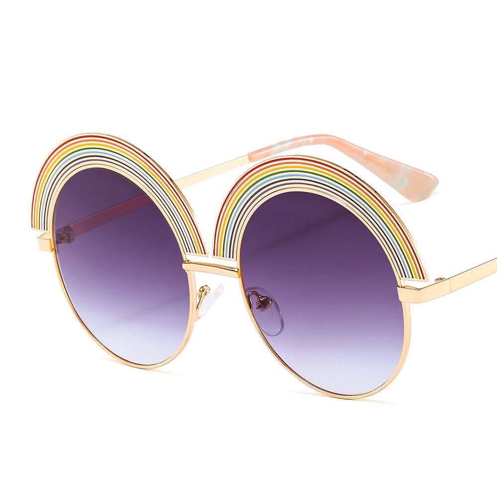 "Hater Shades" - Large Round Frame Sunglasses