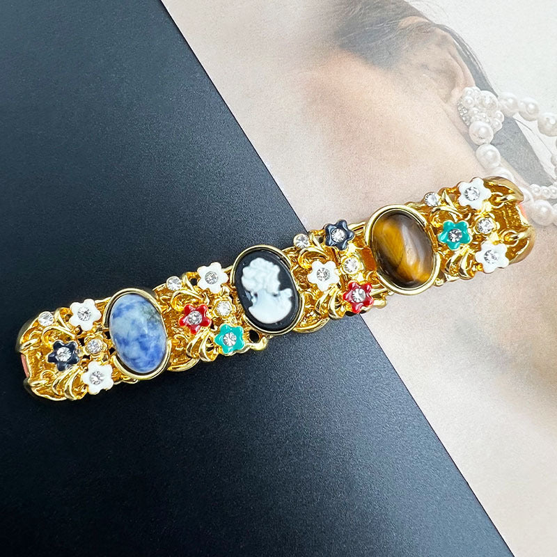 "Ancient Legend" - Vintage Tiger's Eye Gem Bracelet