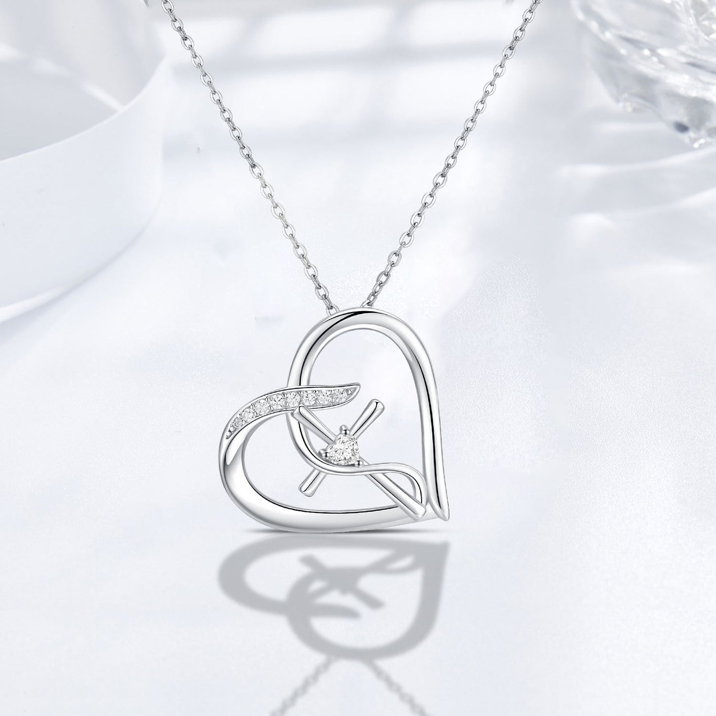 "Infinity Hope" - Sterling Silver Pendant Necklace