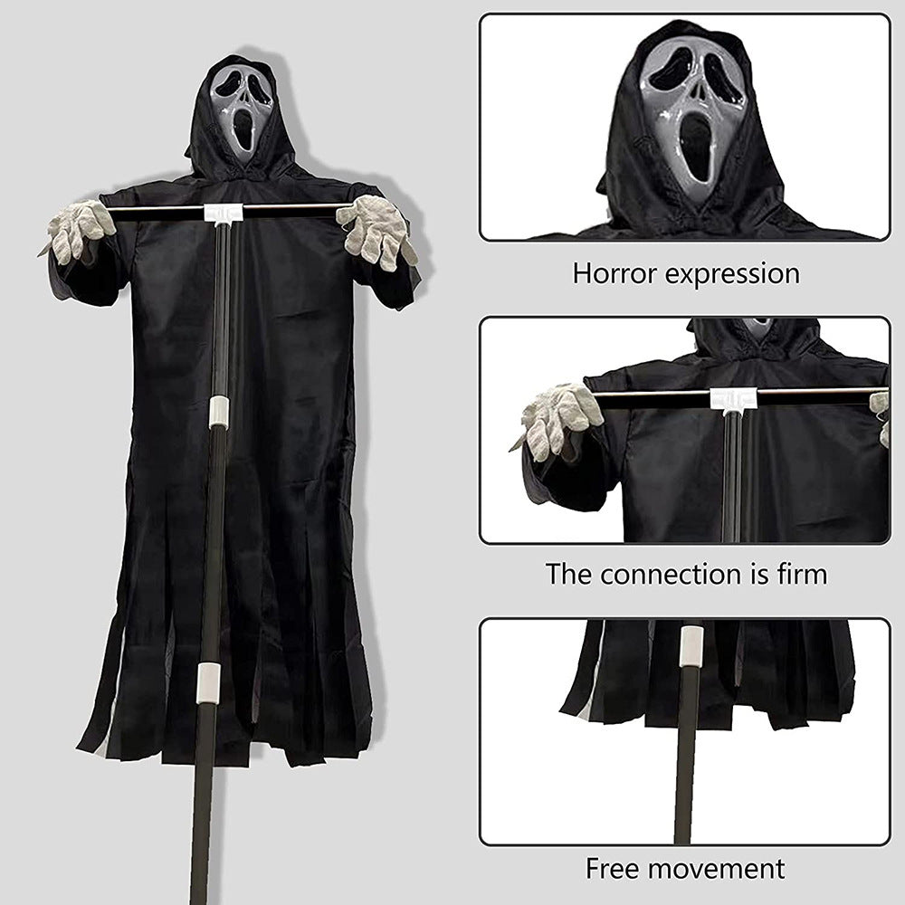 "Ghostface" - Halloween Yard Scarecrow