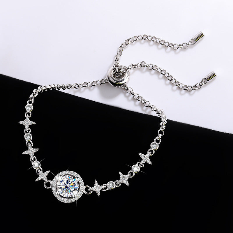 "Solo Star" - Simulated Diamond Bracelet