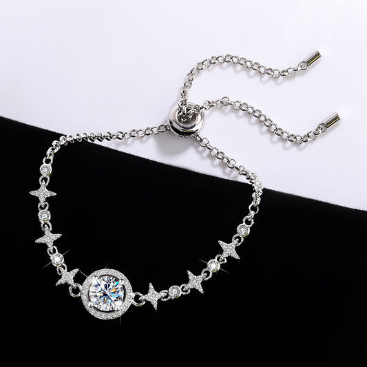 "Solo Star" - Simulated Diamond Bracelet
