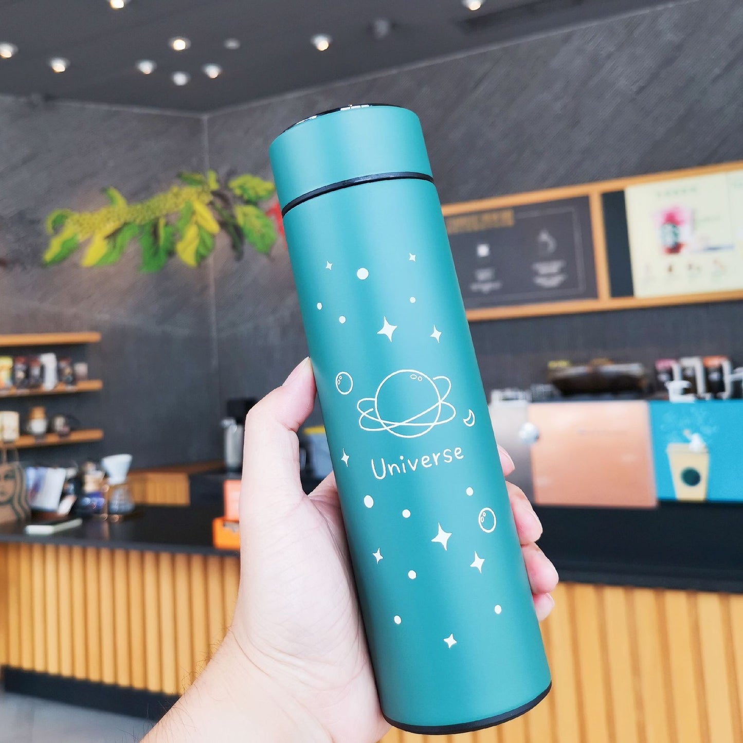 "Smarter than My Tumbler" Smart Temperature Measurement Stainless Steel Cup