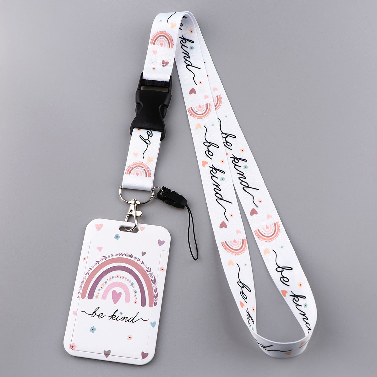 Happy Rainbow Lanyard
