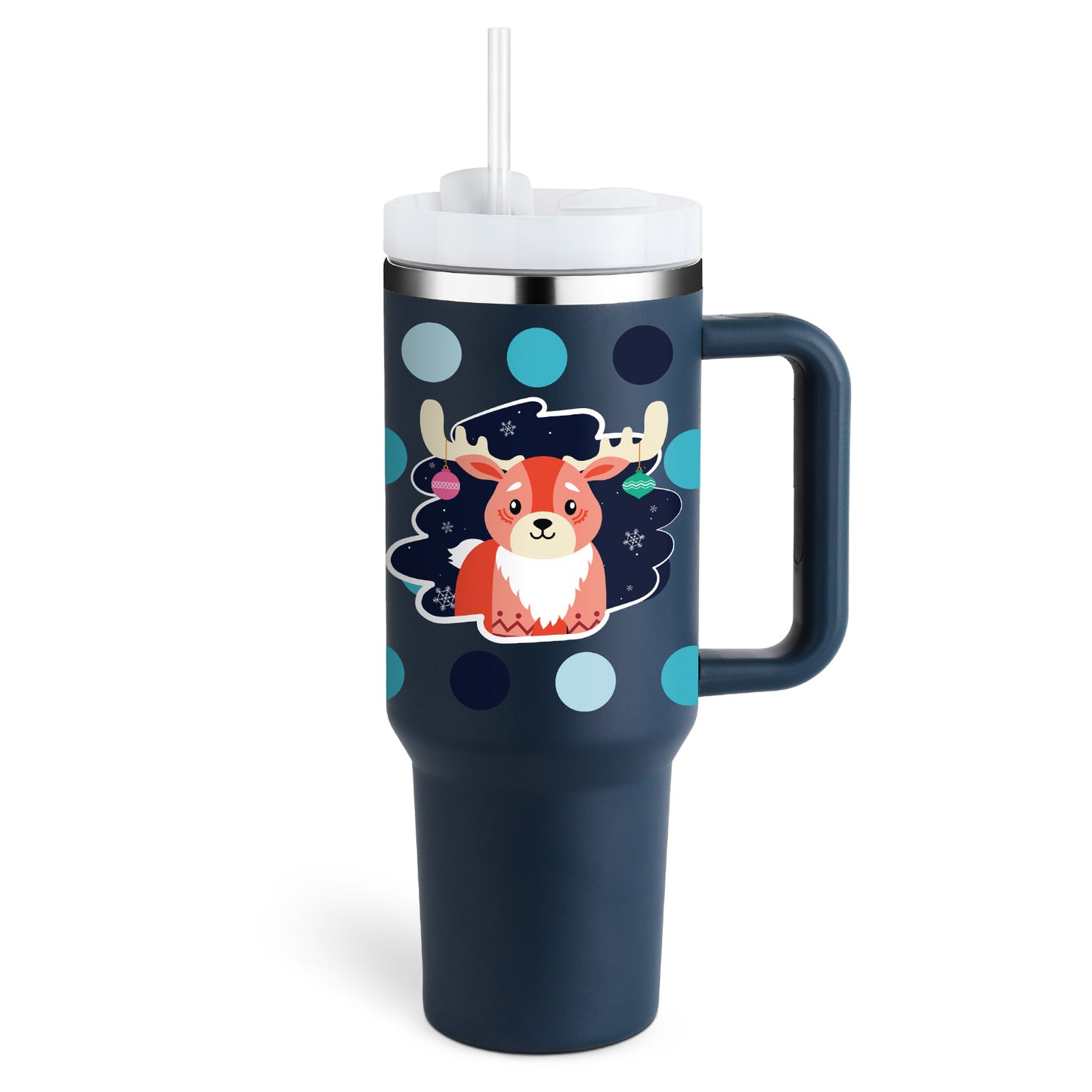 "Hydrate in Style" -  40 oz. Spill-proof Insulated Tumbler With Straw