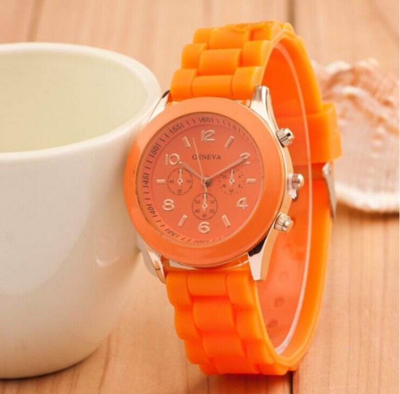 Geneva Jelly Silicone Quartz Watch