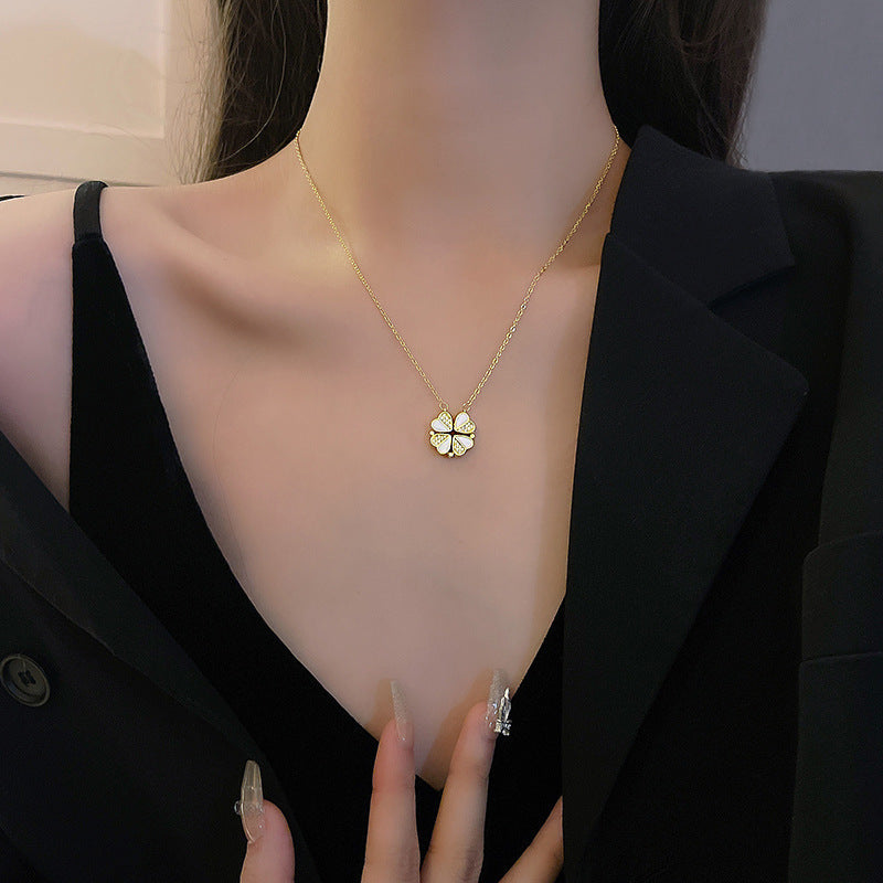 "Lucky Day" - Titanium Steel Pendant Necklace