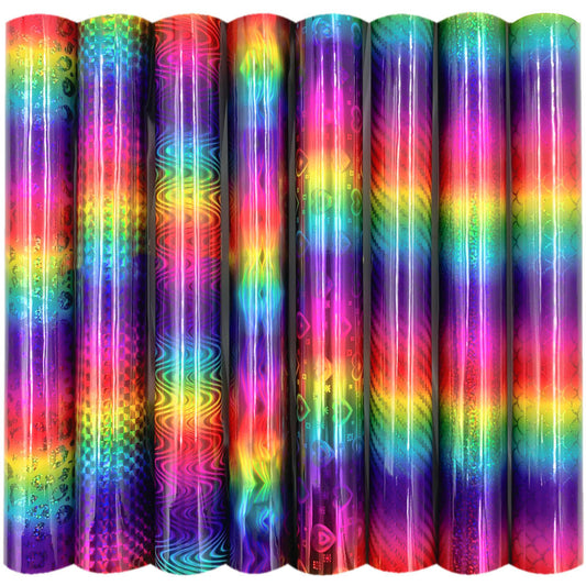 Magical Laser Rainbow Self-adhesive Decorative Film
