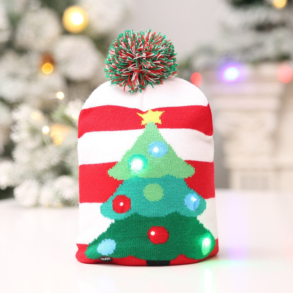 Ugly LED Light Knitted Christmas Hats