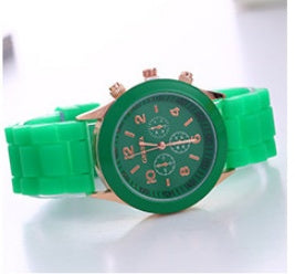 Geneva Jelly Silicone Quartz Watch