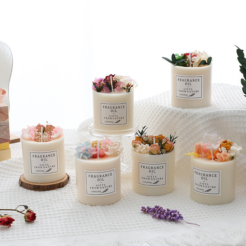 Dried Flowers - Aroma Therapy Candles