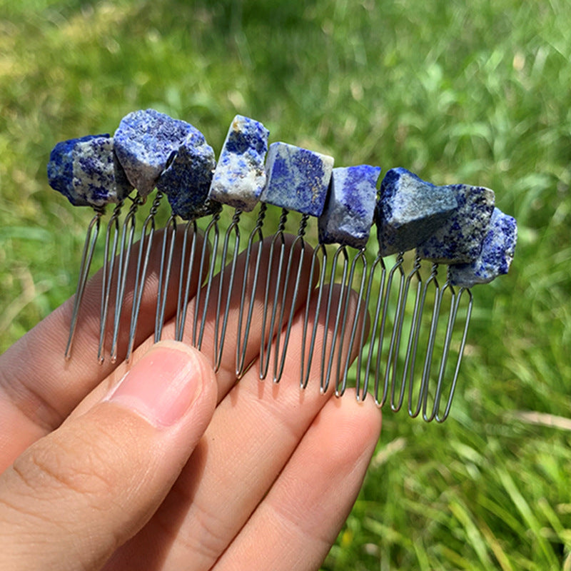 Natural Crystal Haircomb