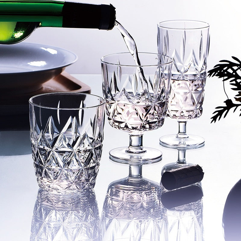 "Always Drink Fancy" - Crystal Acrylic Wine Glass