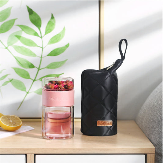 "Tea Water Bottle" - Portable Travel Drinkware