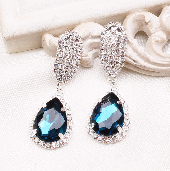 Evening Crystal Drop Earrings