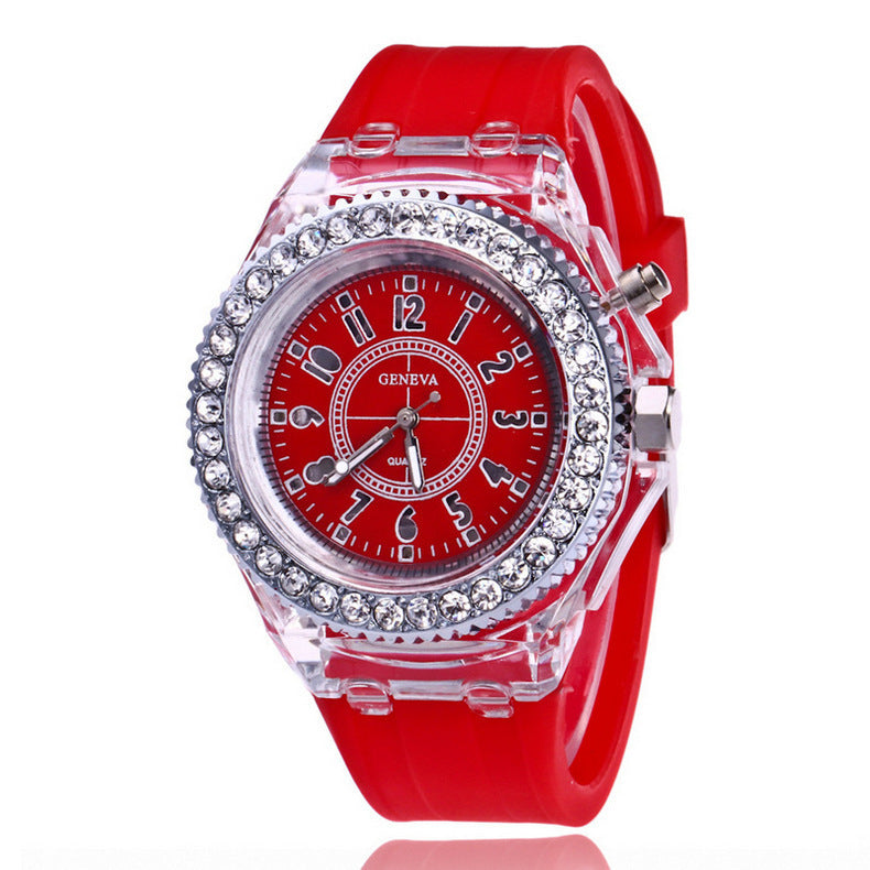 "Illustrious Light" - LED Geneva Quartz Luminous Watch