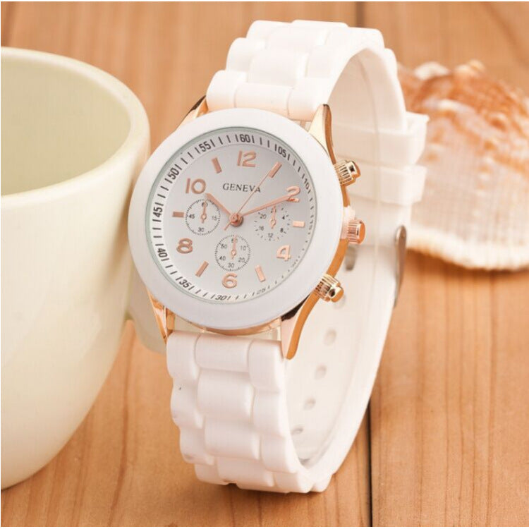 Geneva Jelly Silicone Quartz Watch