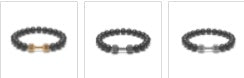 "FIT LIFT" - Metal Dumbbell Beaded Bracelet