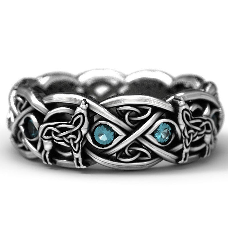 Classic Wolf Head Ring