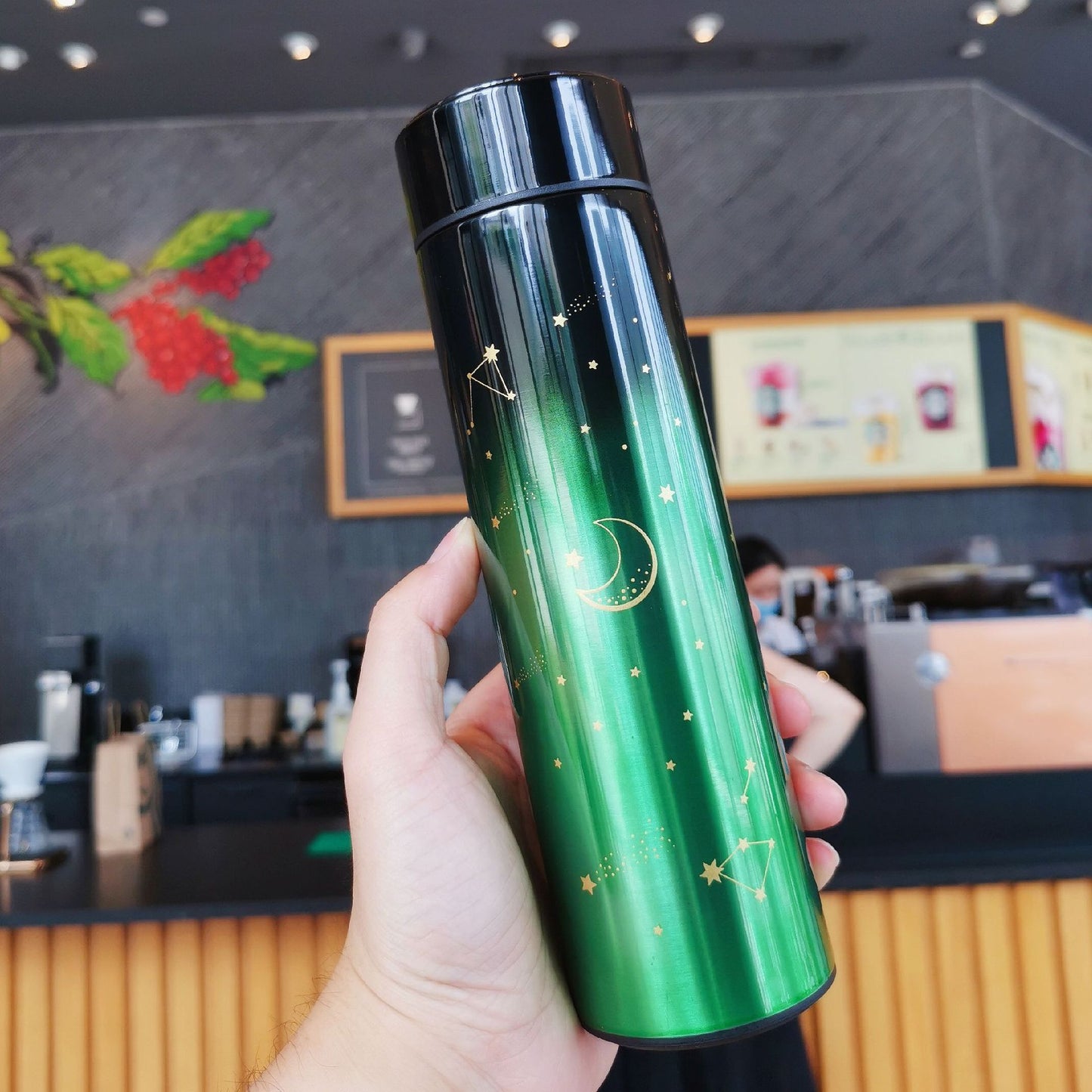 "Smarter than My Tumbler" Smart Temperature Measurement Stainless Steel Cup