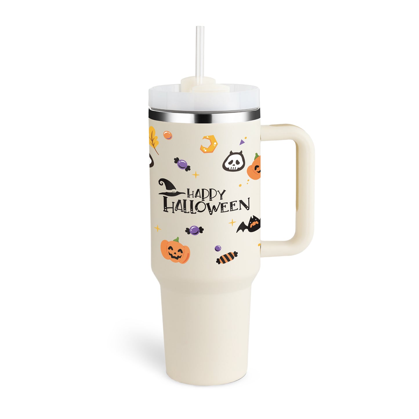 "Hydrate in Style" -  40 oz. Spill-proof Insulated Tumbler With Straw