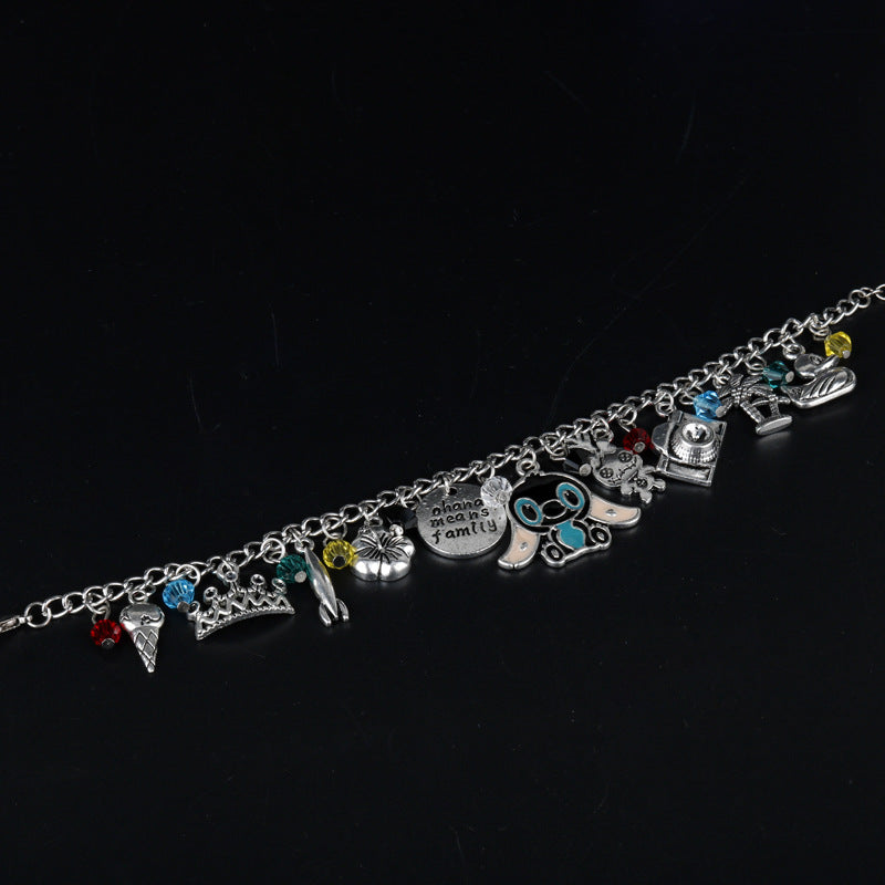 Round Crystal Beaded Stitch Bracelet