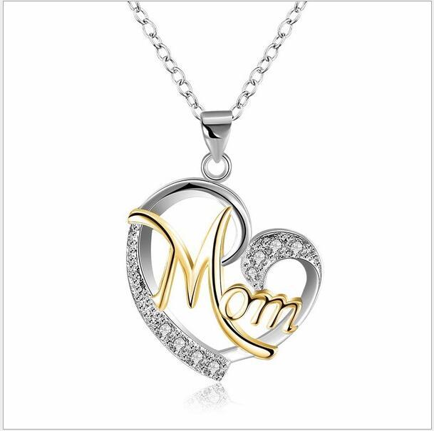 "Cherish Mom" - Multicolored Mom Necklaces