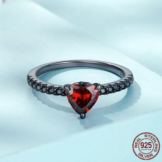 "Dark Night" -  Sterling Silver Ring
