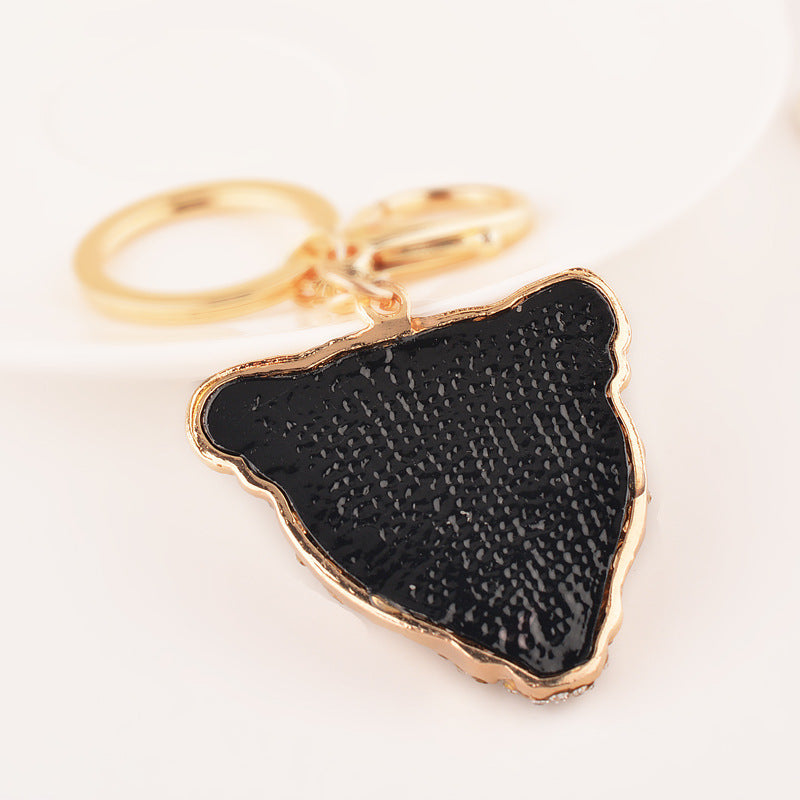 "I Love Leopards" - Diamond Keychain