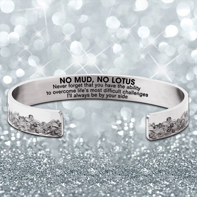 "Like a Sister" - 10mm Stainless Steel Bracelet