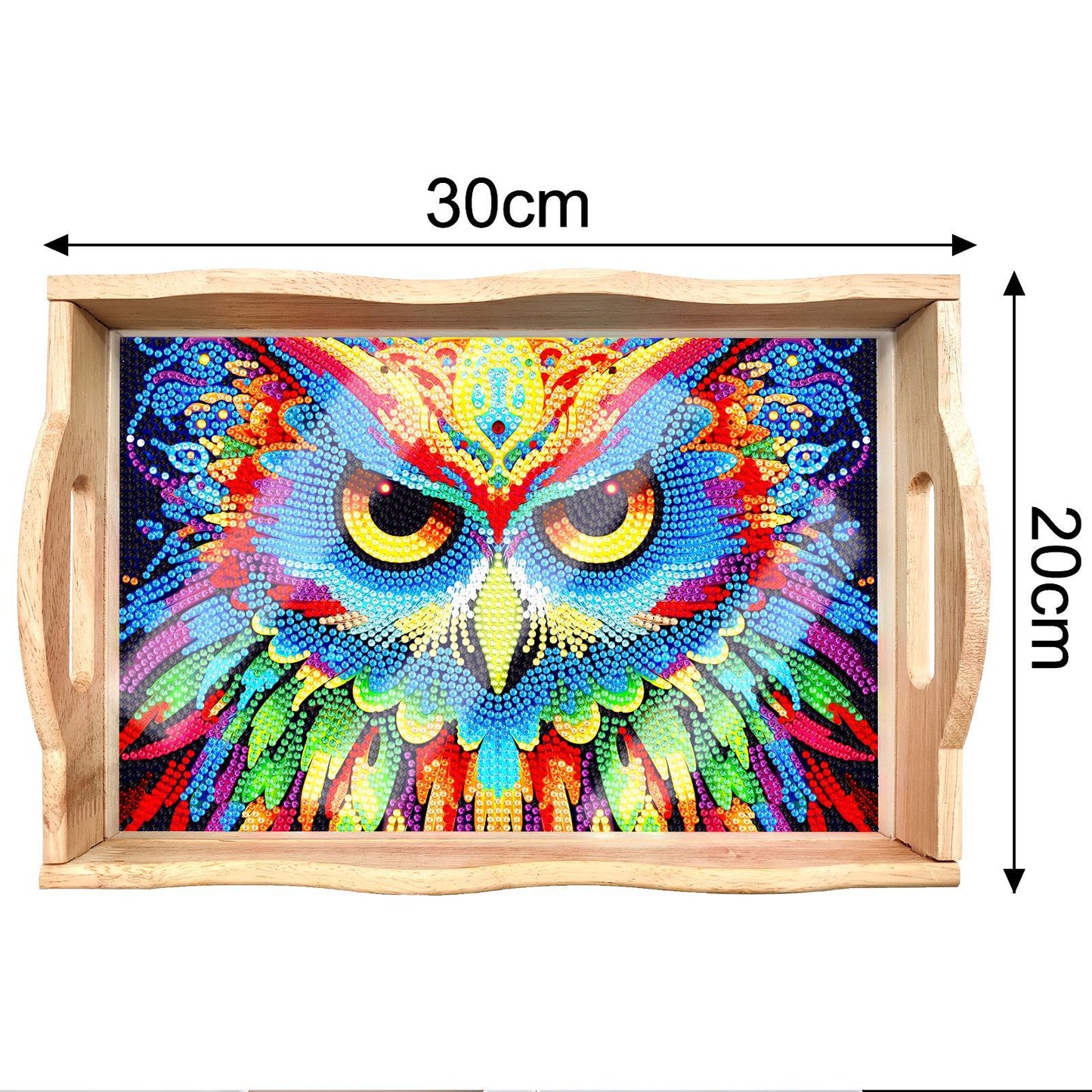 DIY Diamond Painting Serving Tray