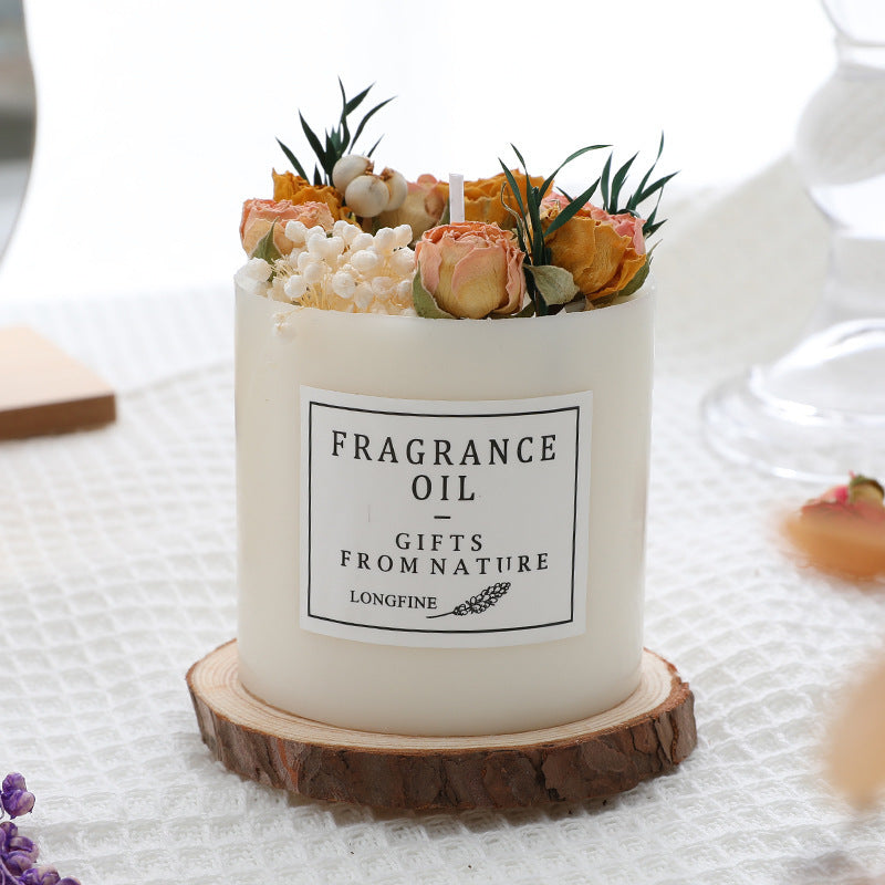 Dried Flowers - Aroma Therapy Candles