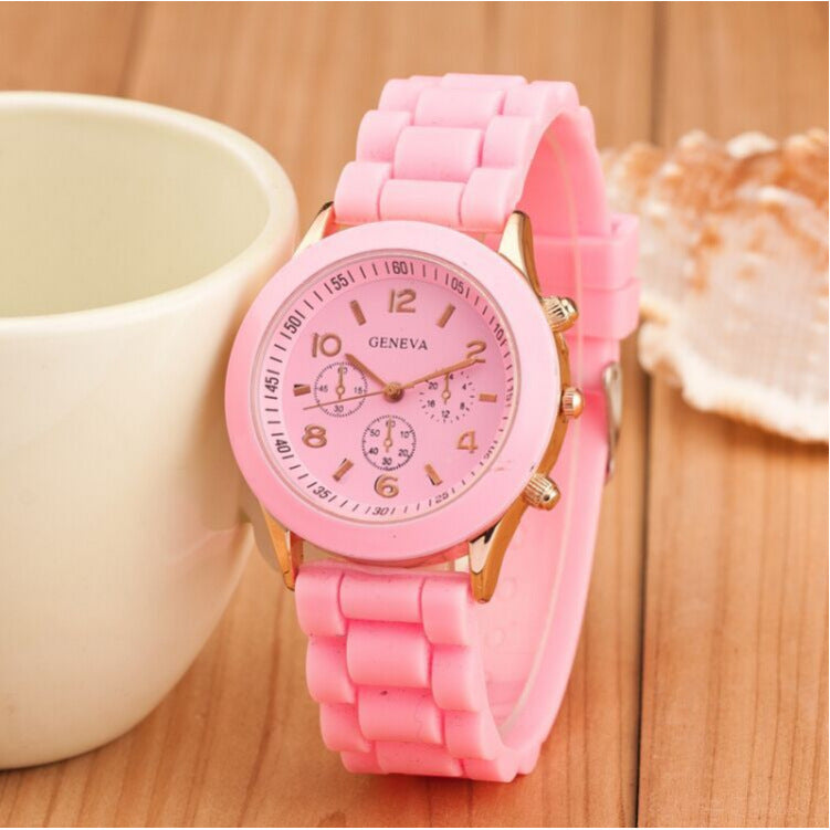 Geneva Jelly Silicone Quartz Watch