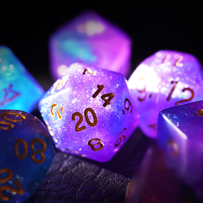 "Blue Dragon Star" - Dice for Games