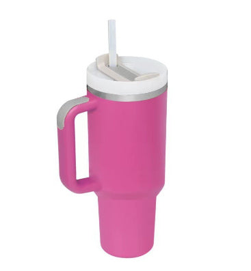 "Hydrate in Style" -  40 oz. Spill-proof Insulated Tumbler With Straw