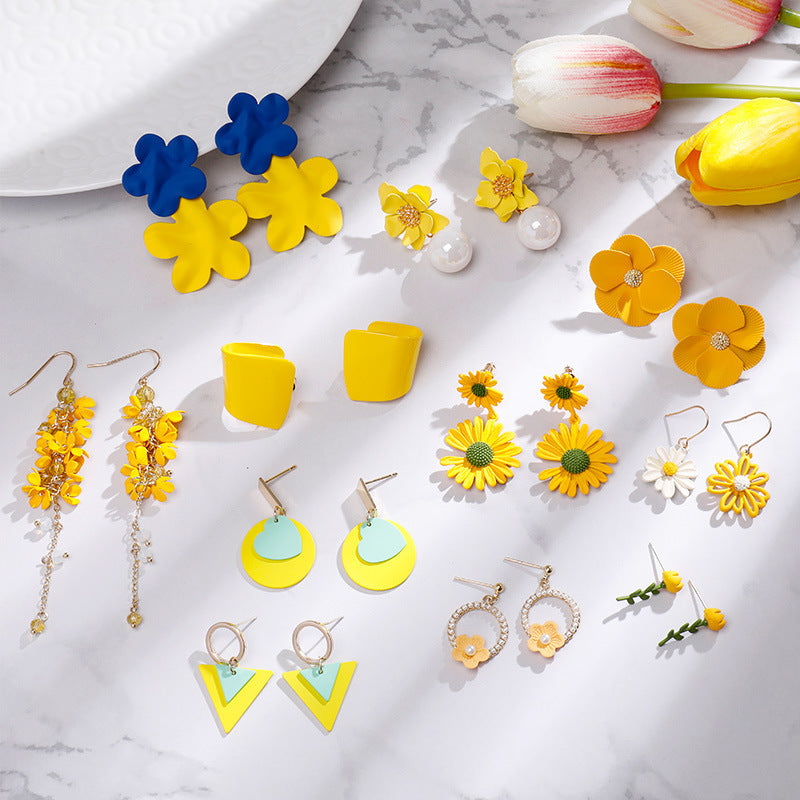 "Days of the Sun" - Handmade Tassel Earrings