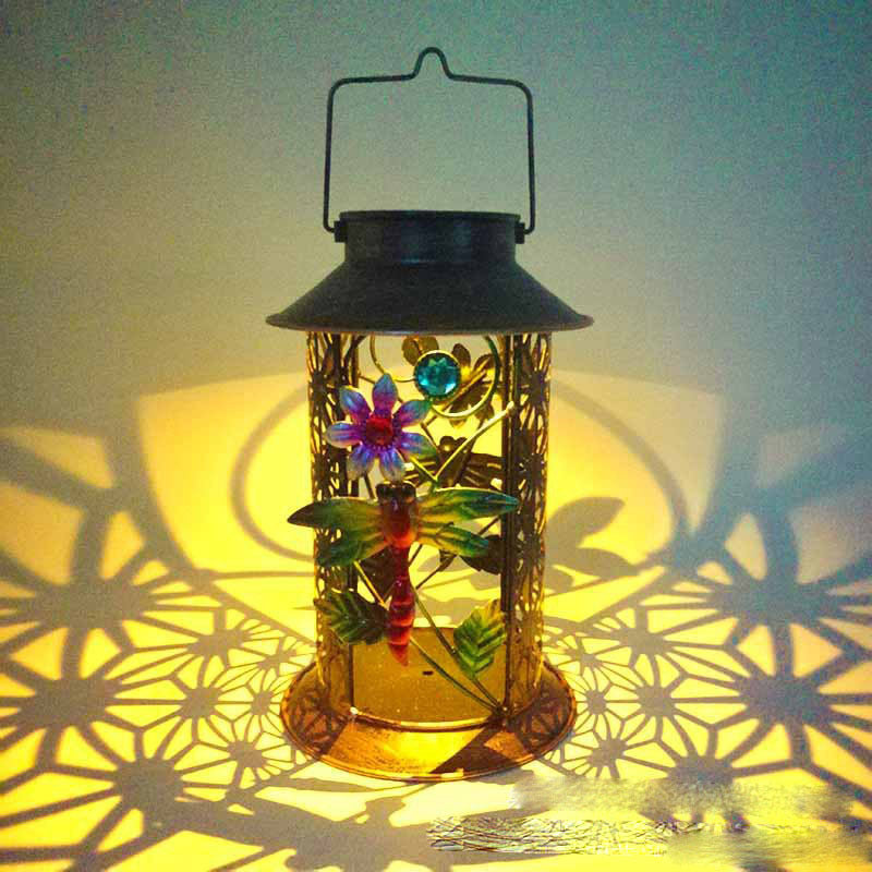 Solar LED Dragonfly Lamp for Garden - Waterproof