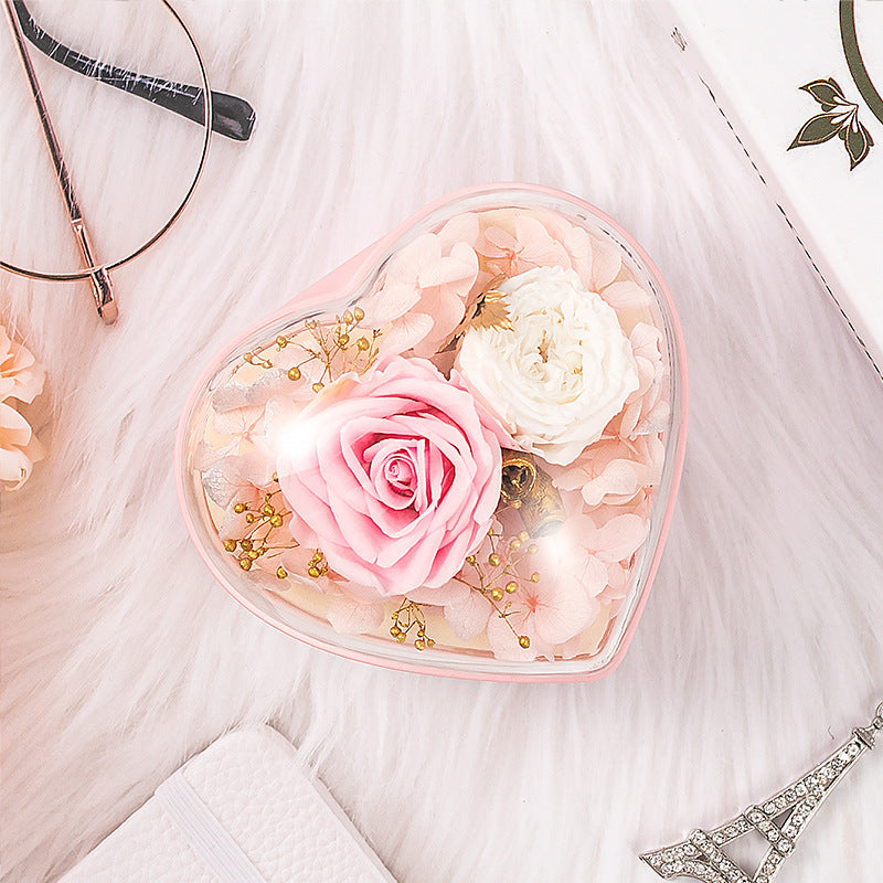 "Flowers from the Heart" - Preserved Flower Jewelry Box
