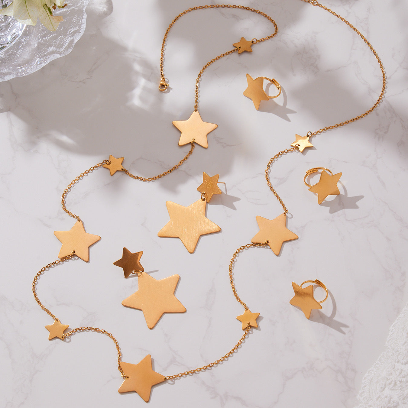"All of the Stars"  - Stainless Steel Clavicle Chain Necklace