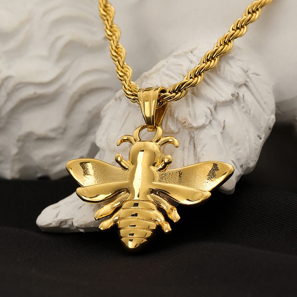 "Bee Beautiful" - Titanium Steel Necklace