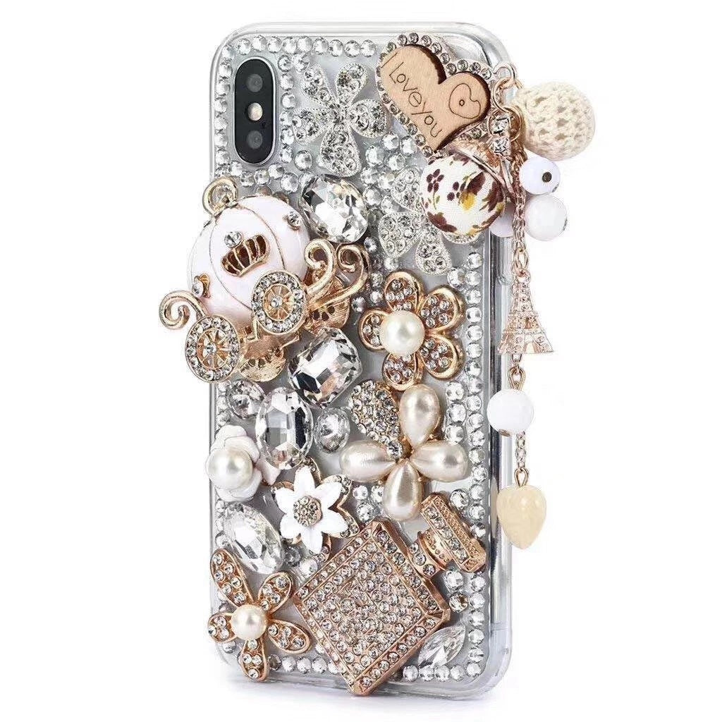 Artificial Junk Diamond Mobile Phone Cases - iPhone 7- 12 Pro Max
