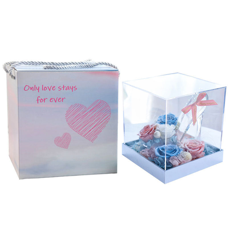 Handmade  Acrylic Rose Christmas Decoration Ornaments