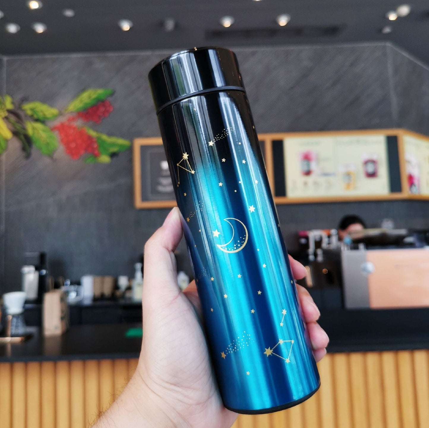 "Smarter than My Tumbler" Smart Temperature Measurement Stainless Steel Cup