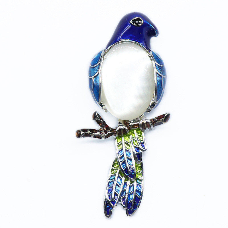 "Hello Birdie" - Brooch Pendant