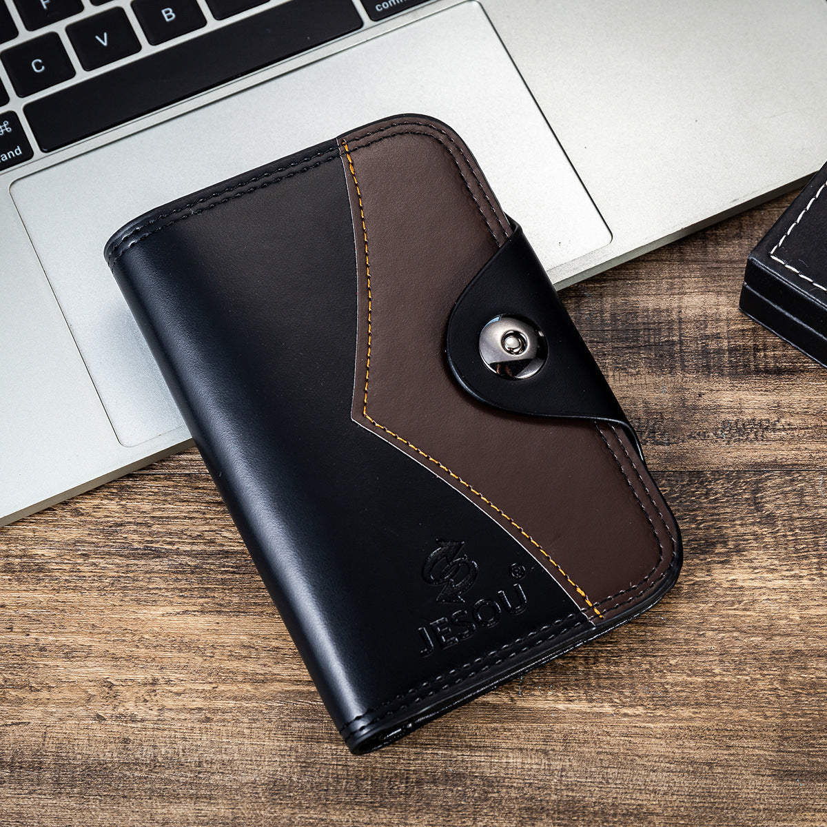 Faux Leather Watch Set Gift