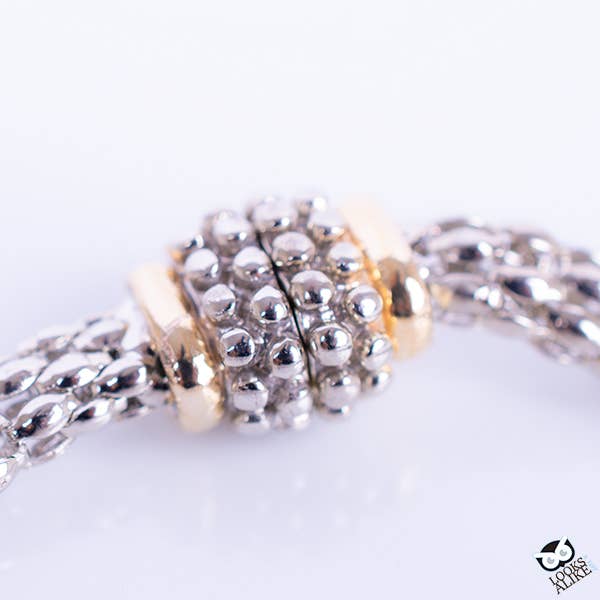 "Beaded Crystal" - Station Bracelet
