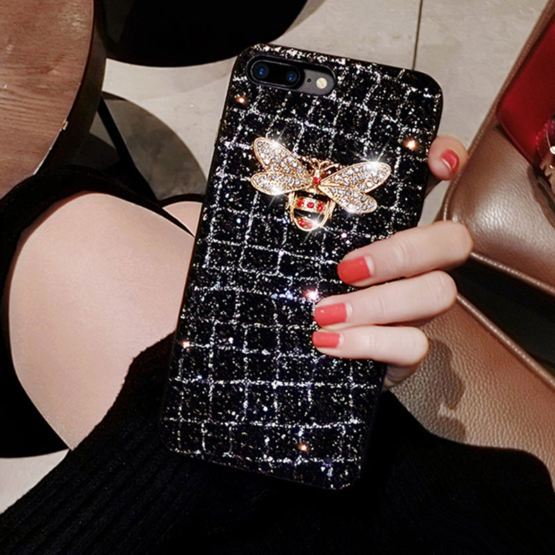 Glitter Bee Phone Cases iPhone 6 - 11 Pro Max